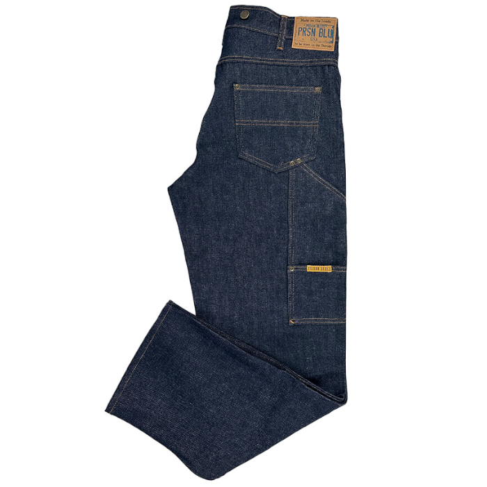 prison blue ダブルニー　デニム　アメカジ PRISON BLUES ダブルニージーンズ Double Knee Jeans with buttons